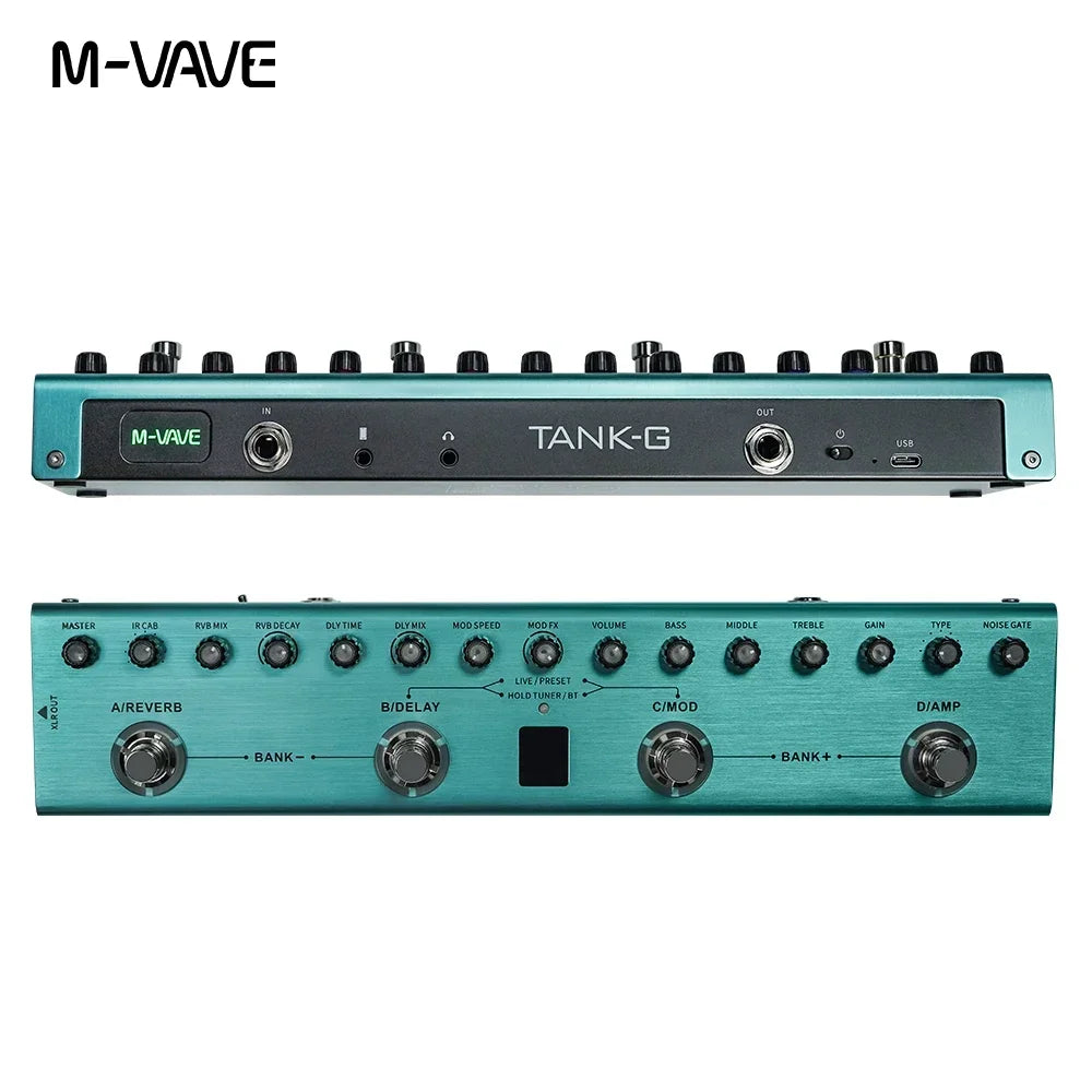 M VAVE Tank G/B Multi-Effects Pedal for Guitar