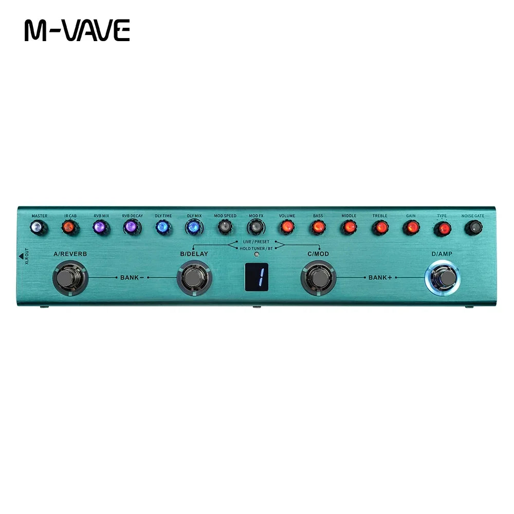 M VAVE Tank G/B Multi-Effects Pedal for Guitar