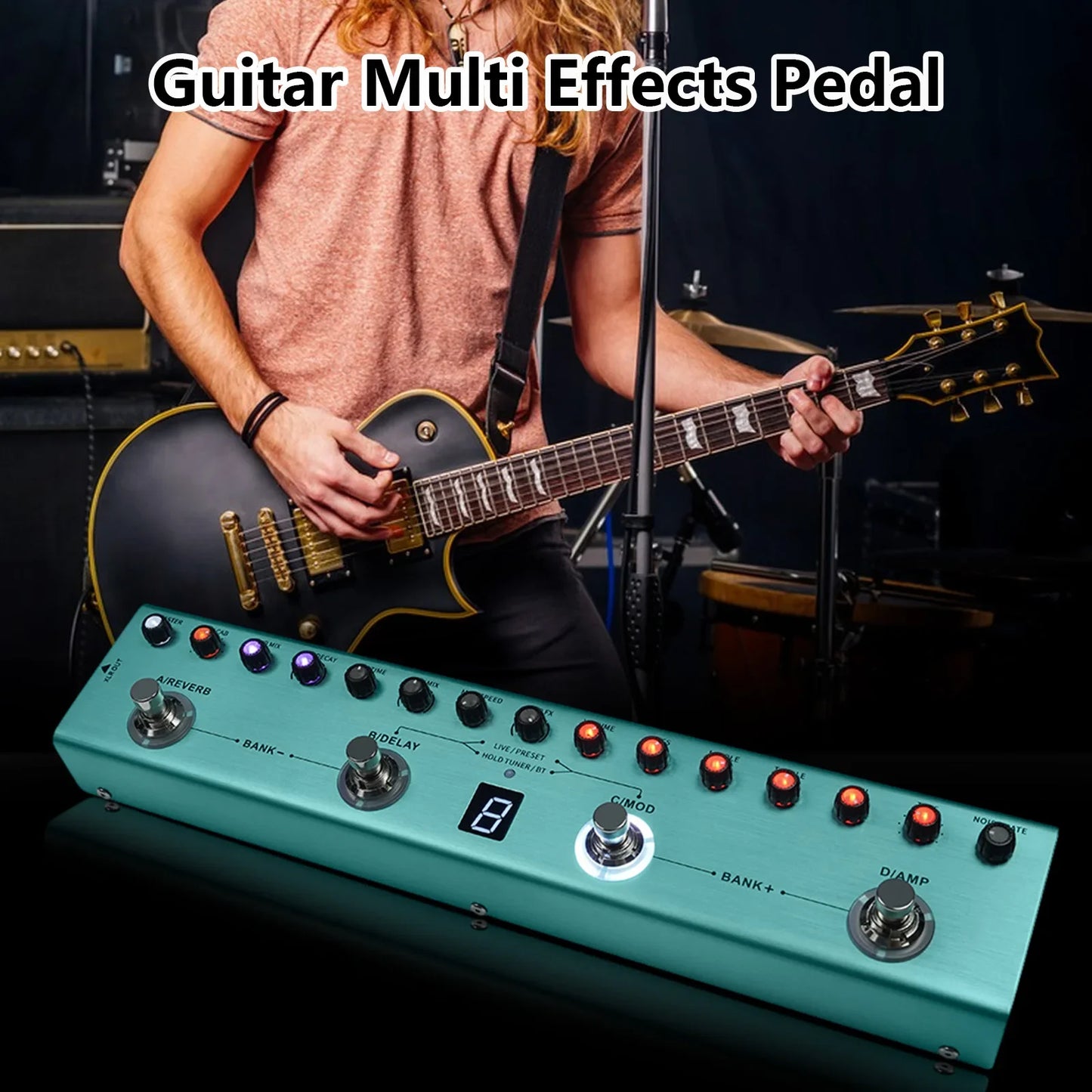 M VAVE Tank G/B Multi-Effects Pedal for Guitar